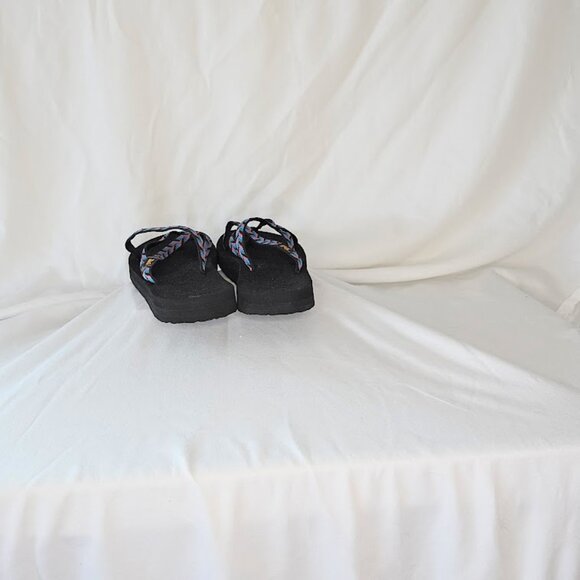 TEVA Women's Olowahu Sandal Slip-On Retro Geometric Multi Colored Size 7 - Picture 7 of 14